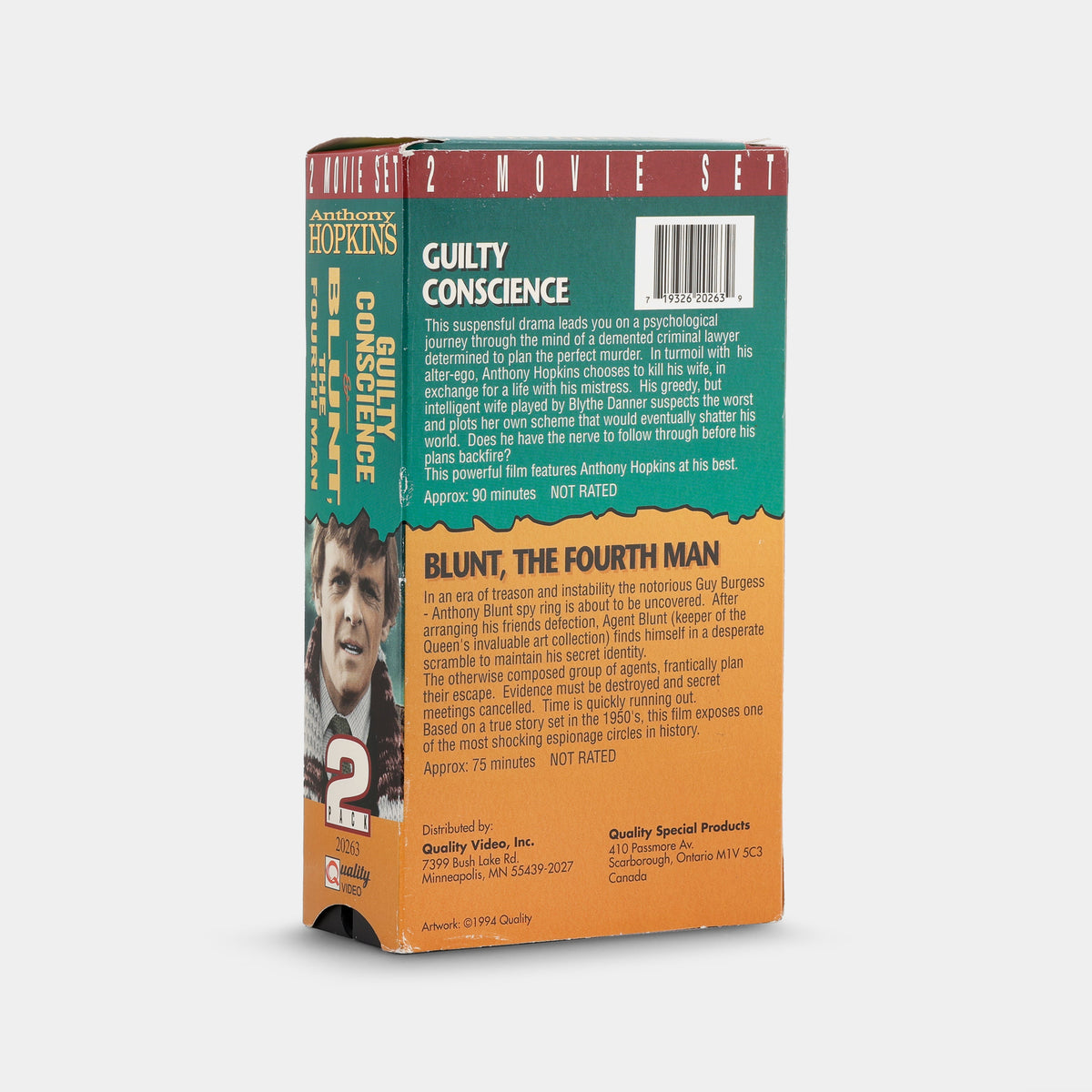 Guilty Conscience / Blunt: The Fourth Man VHS Tape Set