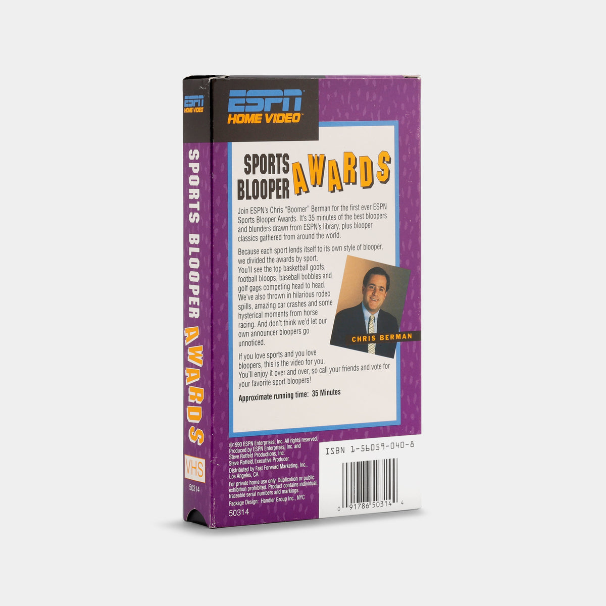 ESPN Sports Blooper Awards VHS Tape