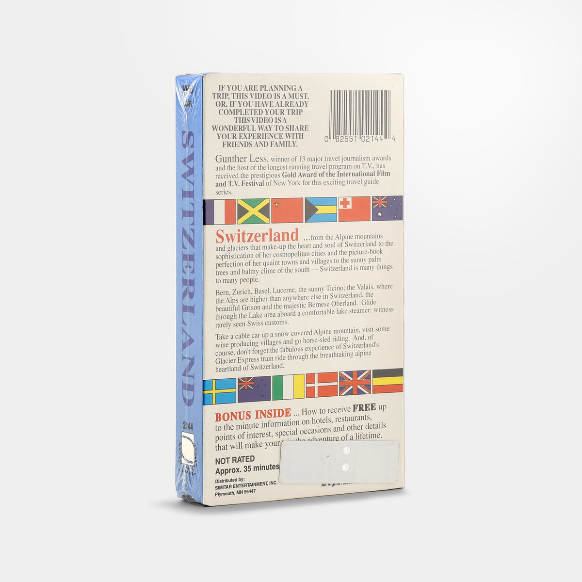 Passport Travel Guide: Switzerland (Sealed) VHS Tape