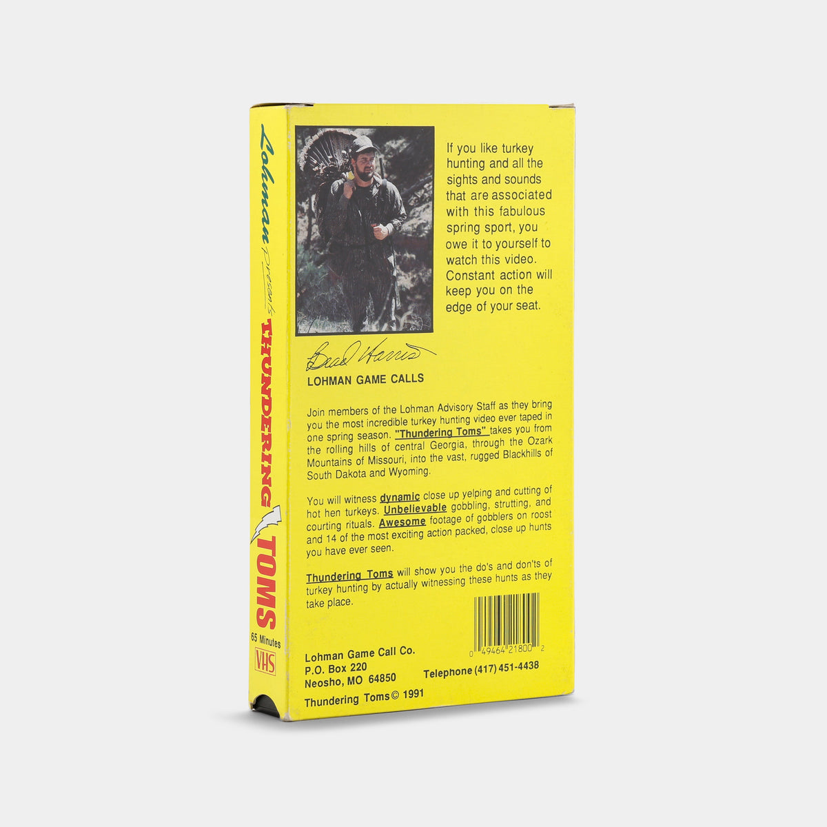 Thundering Toms VHS Tape