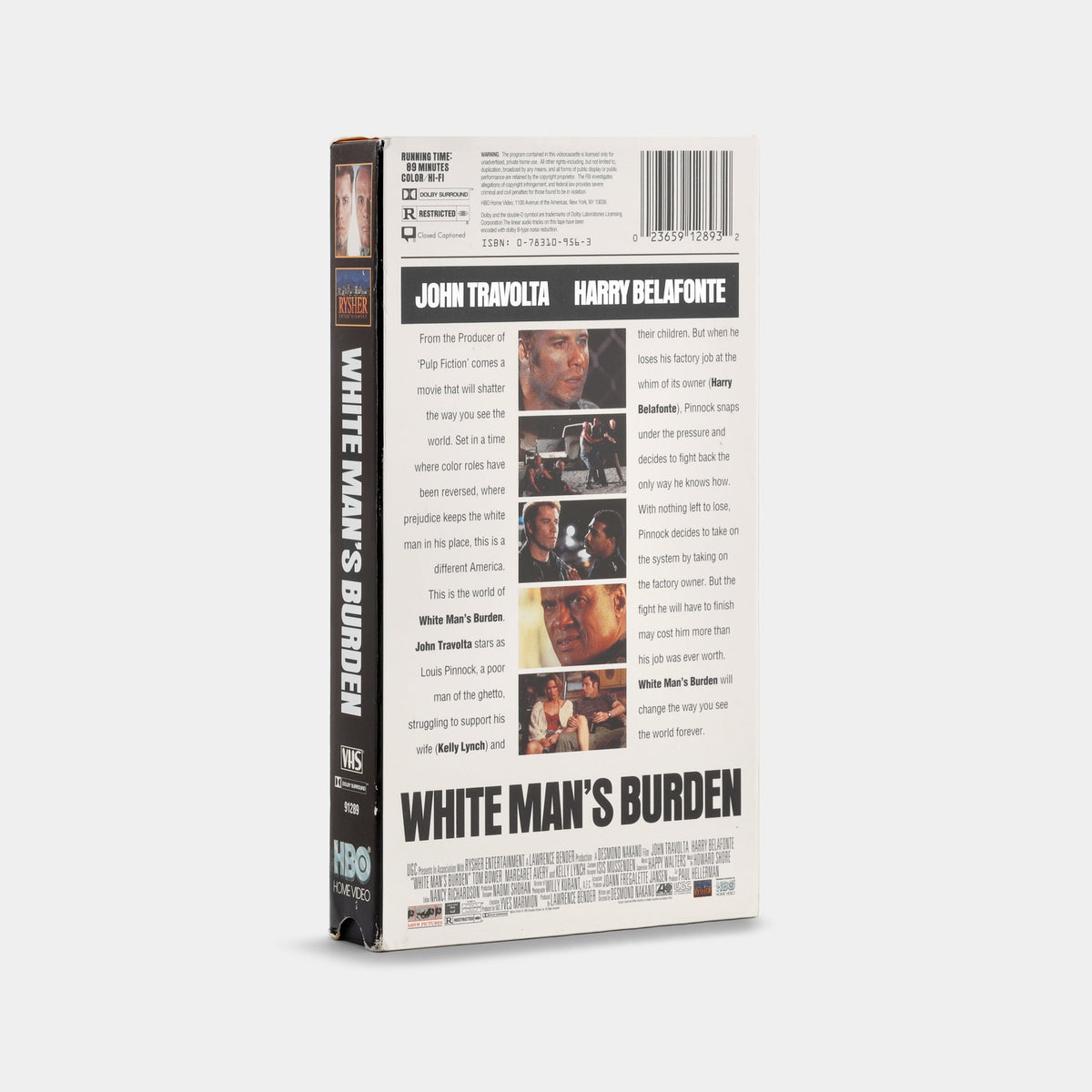 White Man's Burden VHS Tape