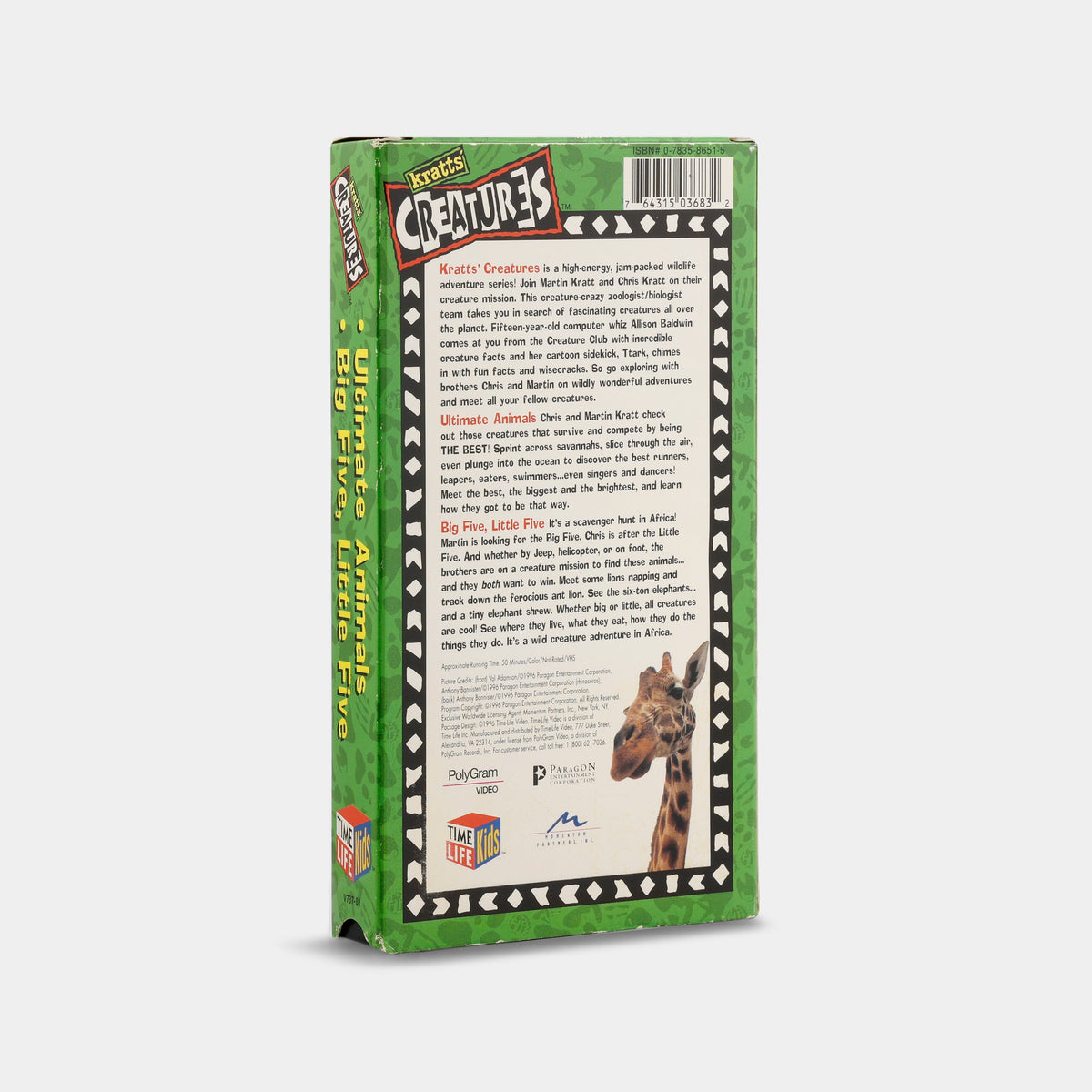 Kratts' Creatures: Ultimate Animals / Big Five, Little Five VHS Tape