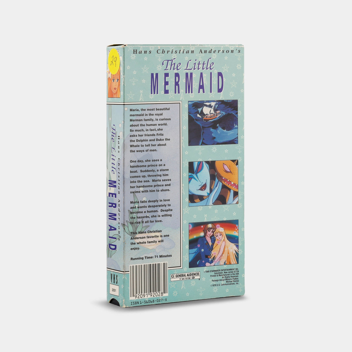 Hans Christian Andersen's The Little Mermaid VHS Tape
