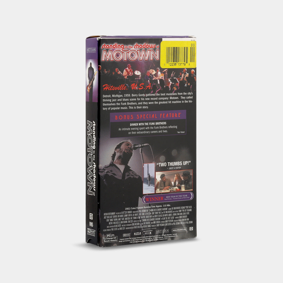 Standing in the Shadows of Motown VHS Tape