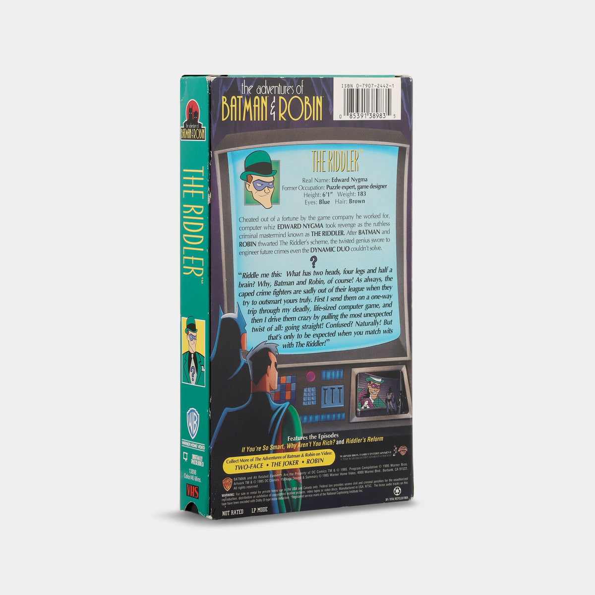 The Adventures of Batman & Robin: The Riddler VHS Tape