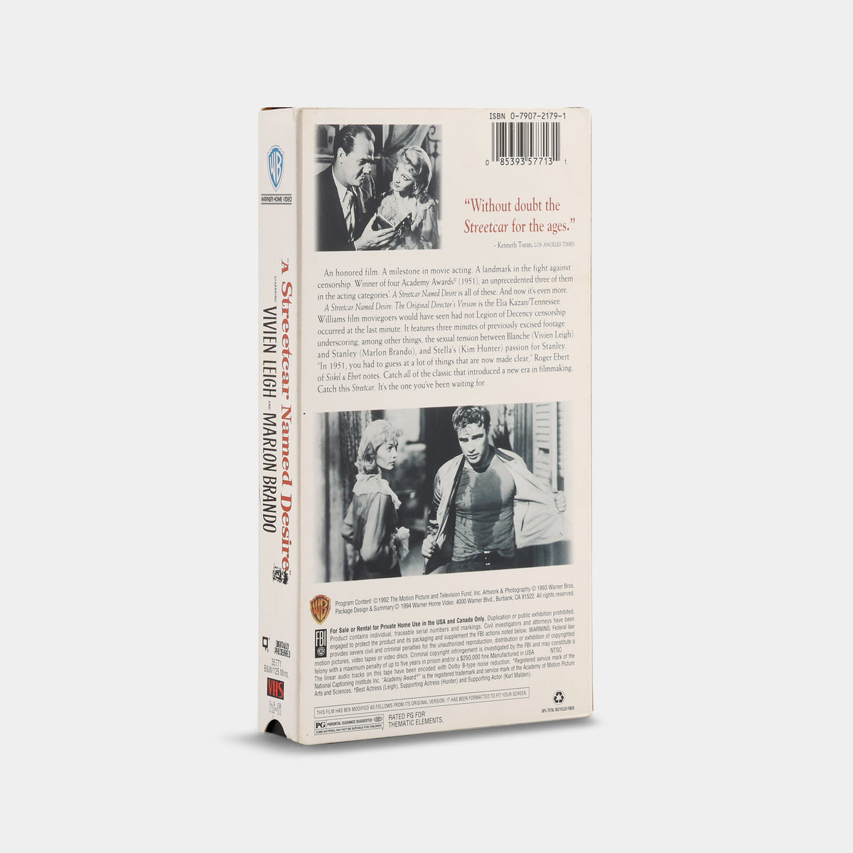 A Streetcar Named Desire VHS Tape