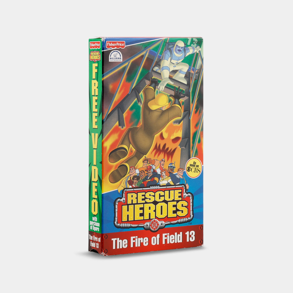 Rescue Heroes: The Fire of Field 13 VHS Tape
