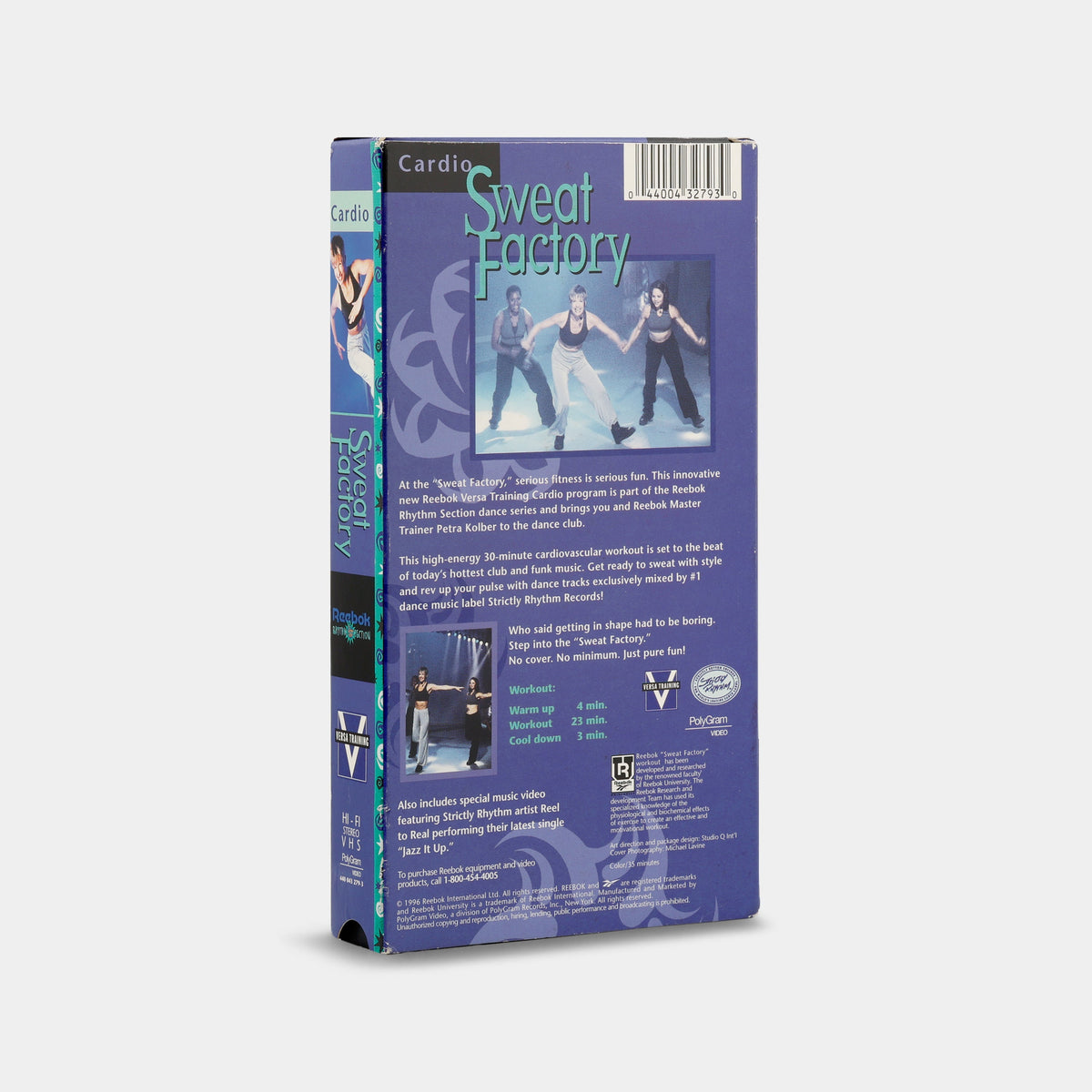 Reebok Rhythm Section: Sweat Factory VHS Tape