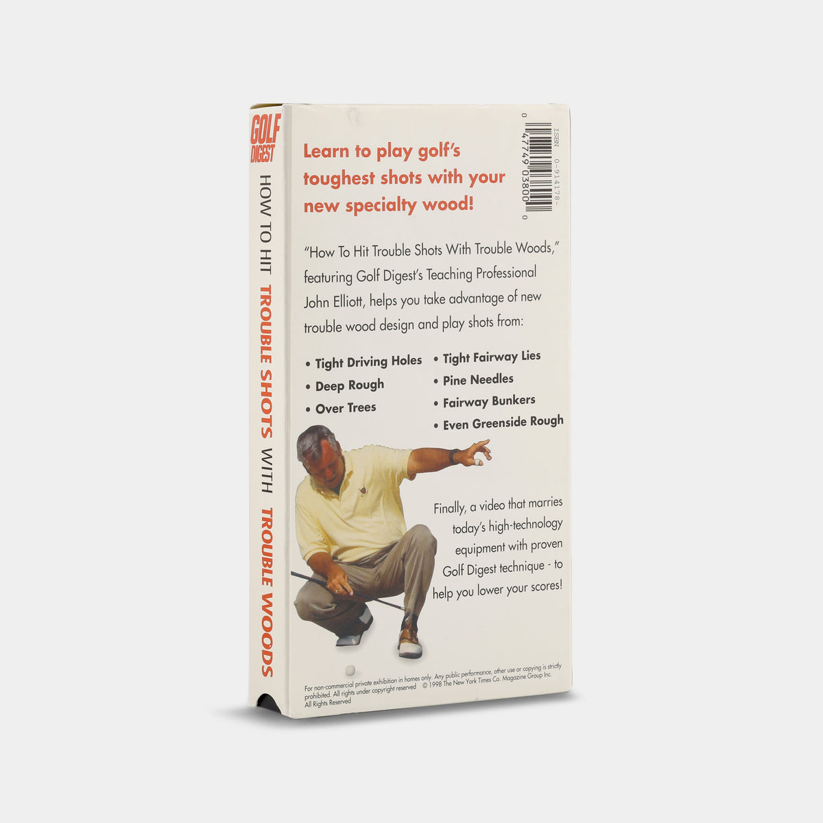 Golf Digest: How to Hit Trouble Shots with Trouble Woods VHS Tape
