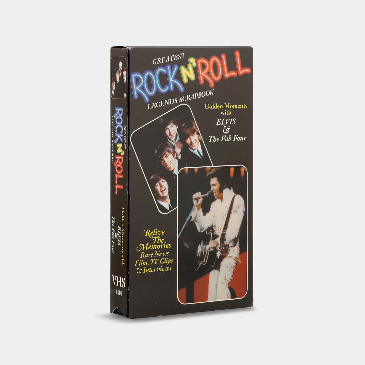 Greatest Rock 'N' Roll Legends Scrapbook: Golden Moments with Elvis & The Fab Four VHS Tape