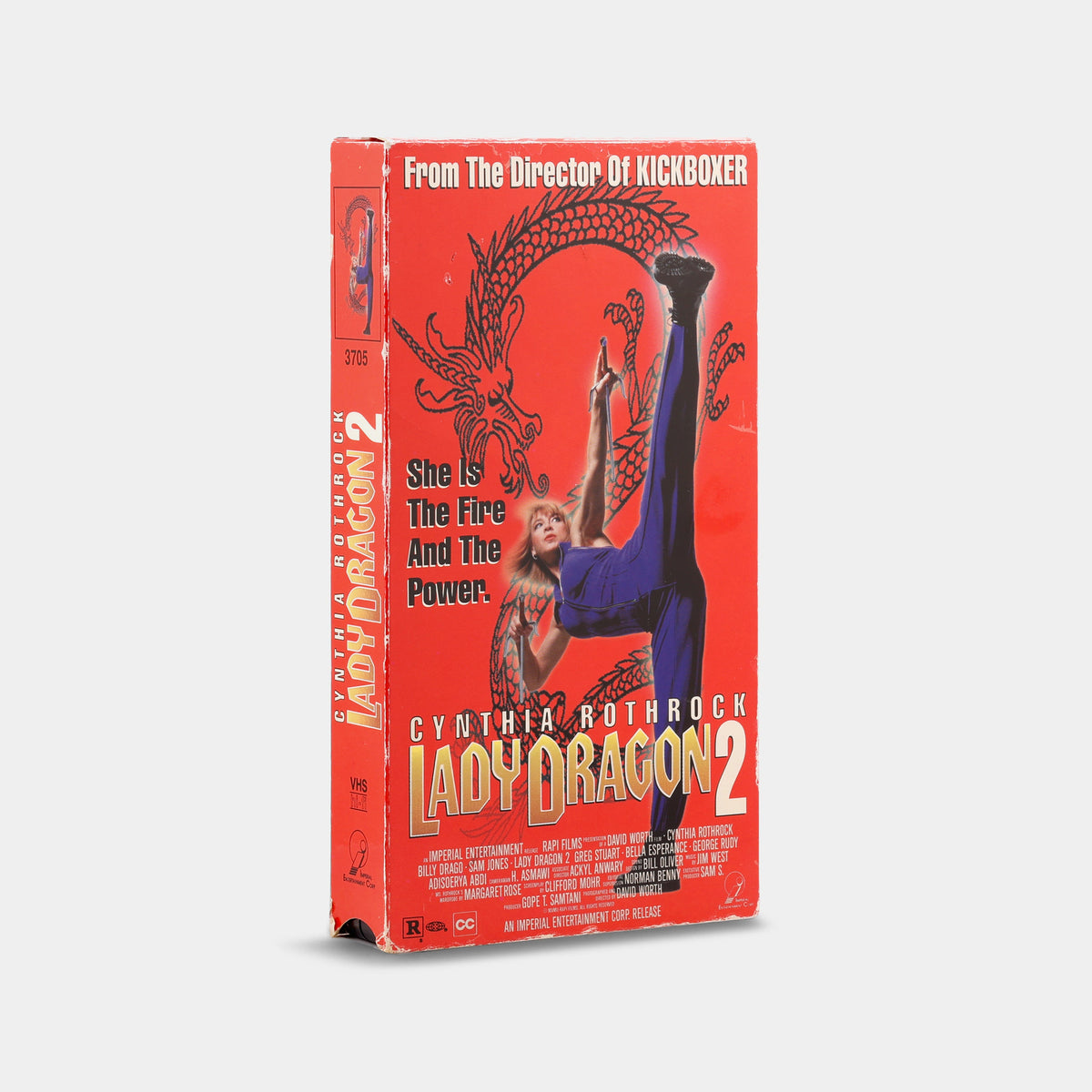 Lady Dragon 2 VHS Tape