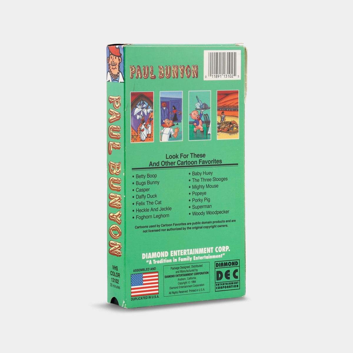 Paul Bunyon VHS Tape