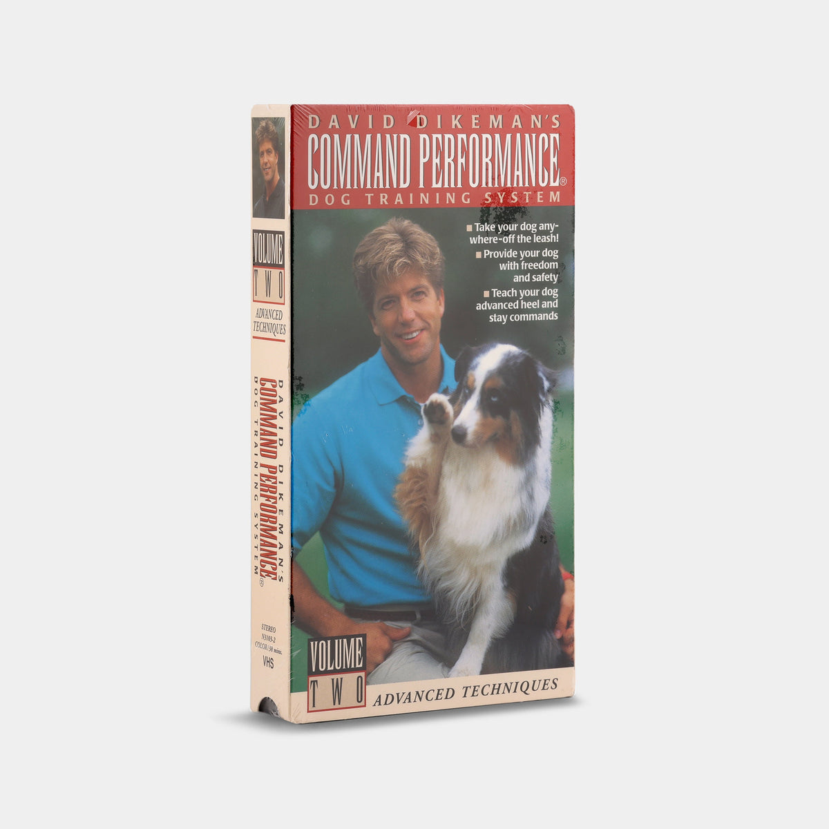 David Dikeman's Command Performance Dog Training System: Volume Two - Advanced Techniques (Sealed) VHS Tape