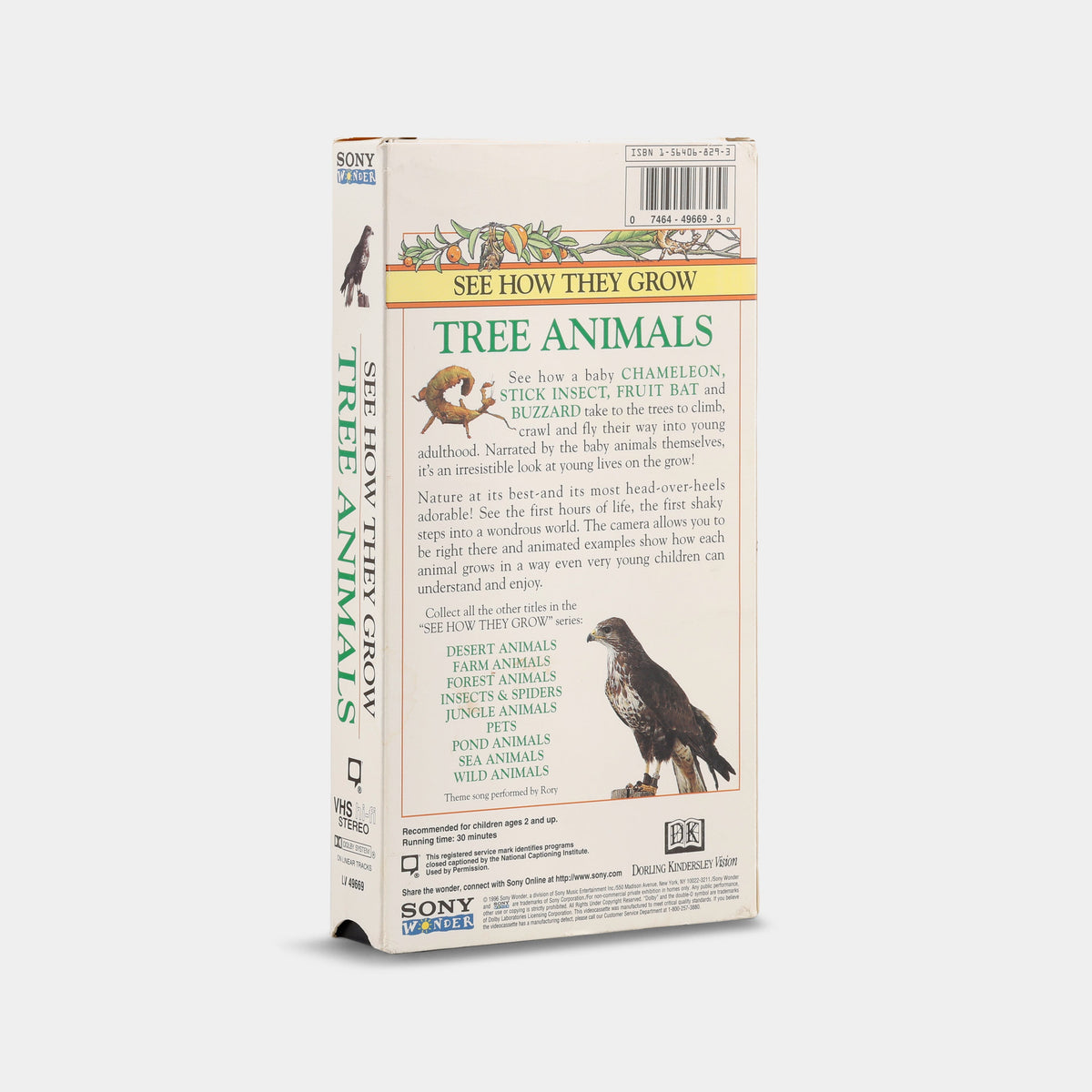 See How They Grow: Tree Animals VHS Tape