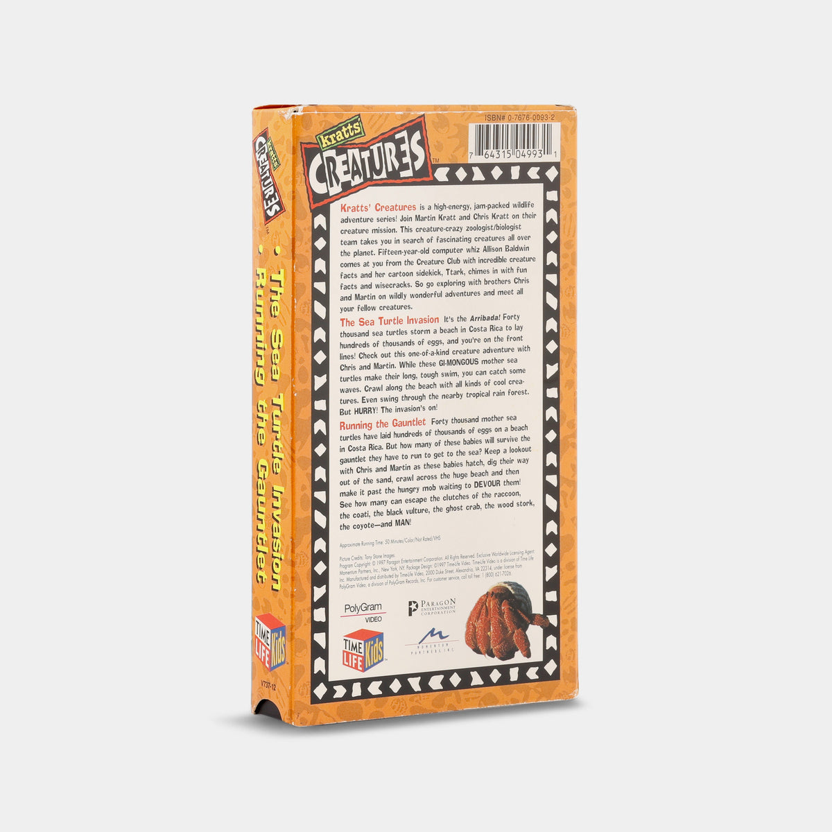 Kratts' Creatures: The Sea Turtle Invasion / Running the Gauntlet VHS Tape