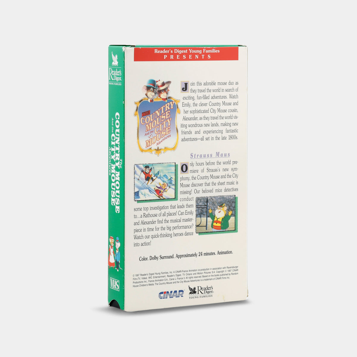 The Country Mouse and the City Mouse Adventures VHS Tape