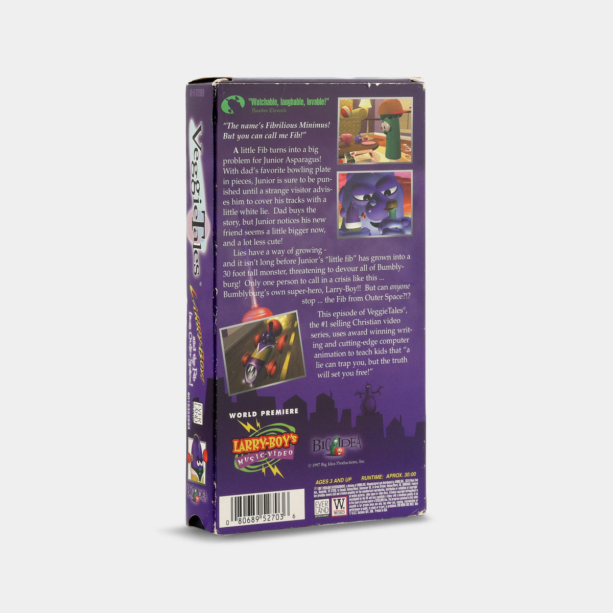 VeggieTales: Larry-Boy! and the Fib from Outer Space! VHS Tape