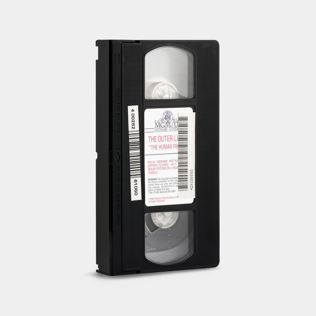 The Outer Limits: The Human Factor VHS Tape