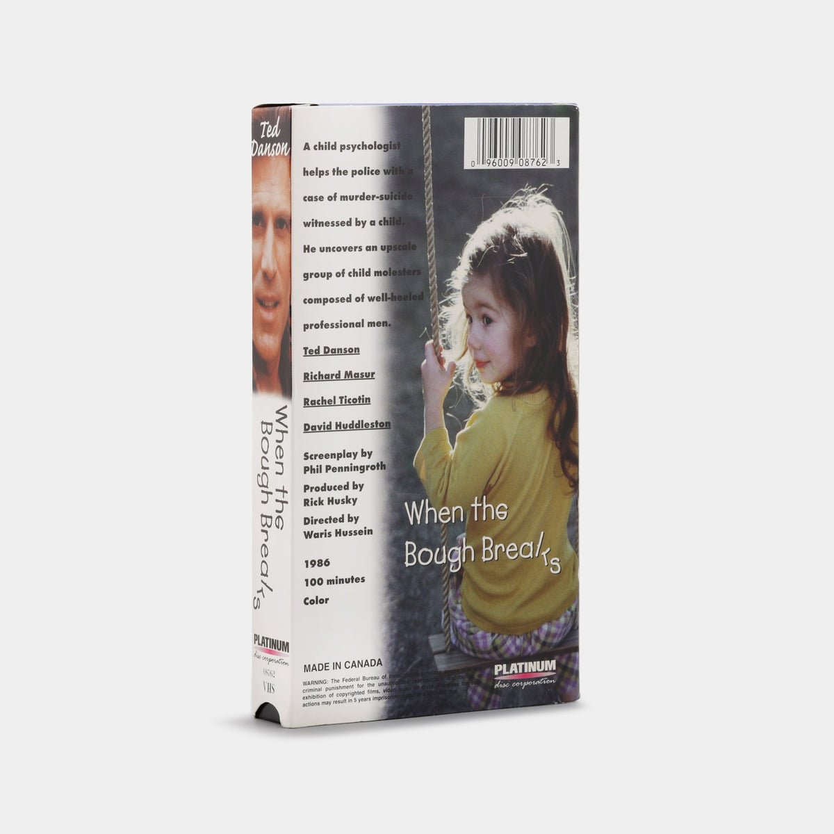 When the Bough Breaks VHS Tape