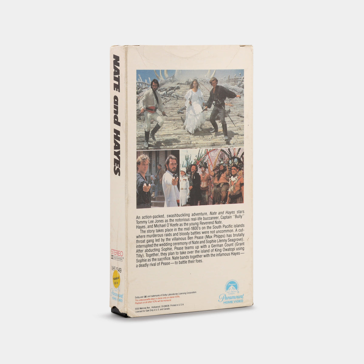 Nate and Hayes VHS Tape