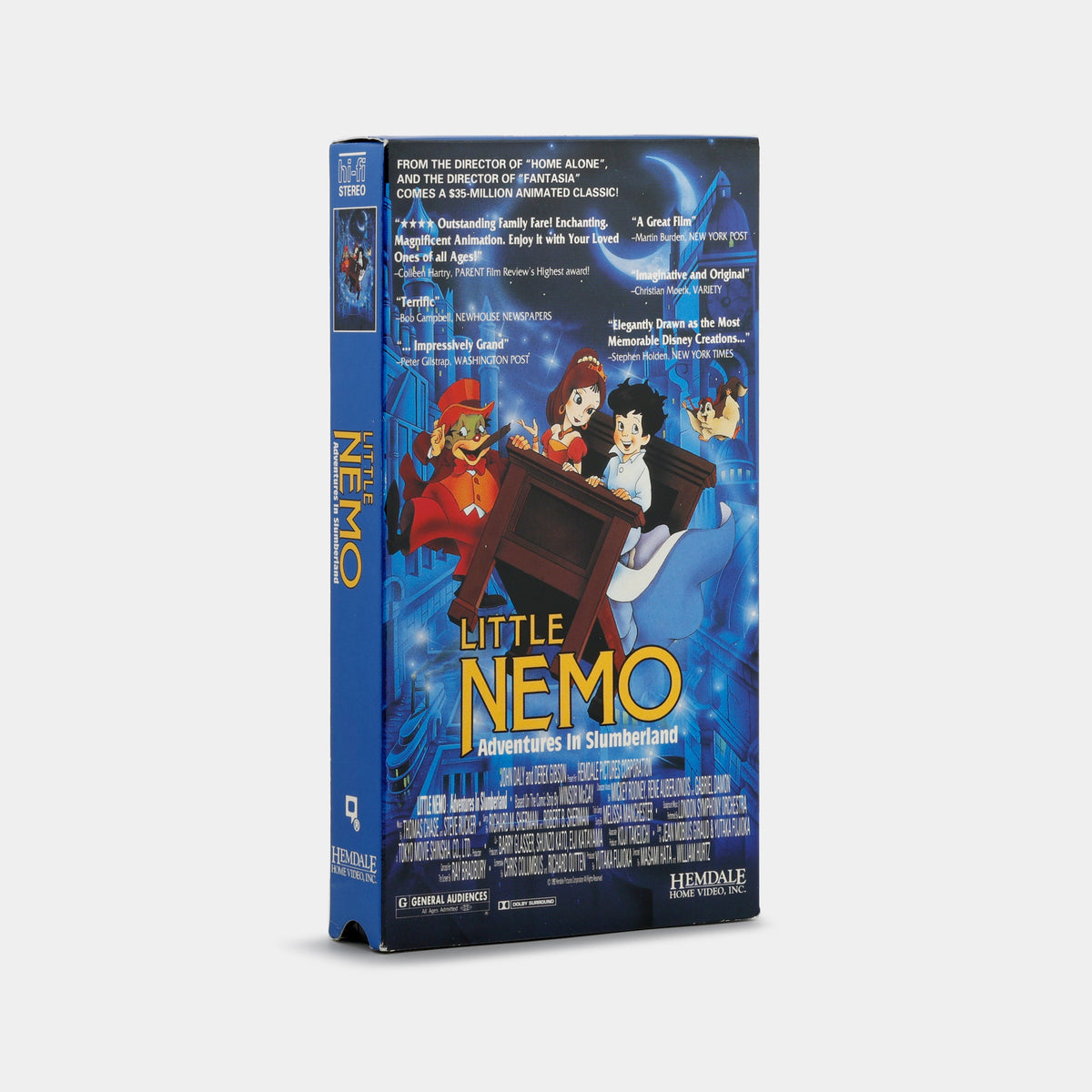 Little Nemo: Adventures in Slumberland VHS Tape