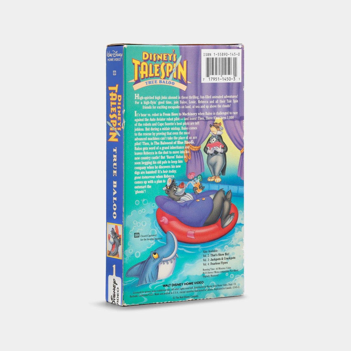 Disney's TaleSpin: True Baloo VHS Tape