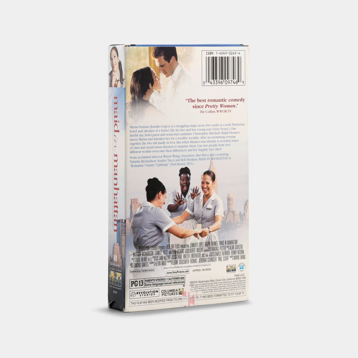 Maid in Manhattan VHS Tape