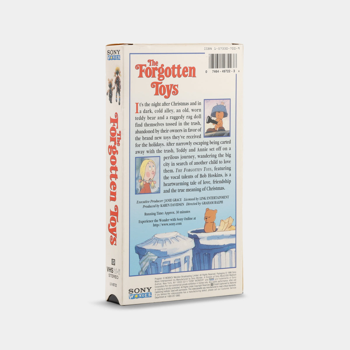 The Forgotten Toys VHS Tape