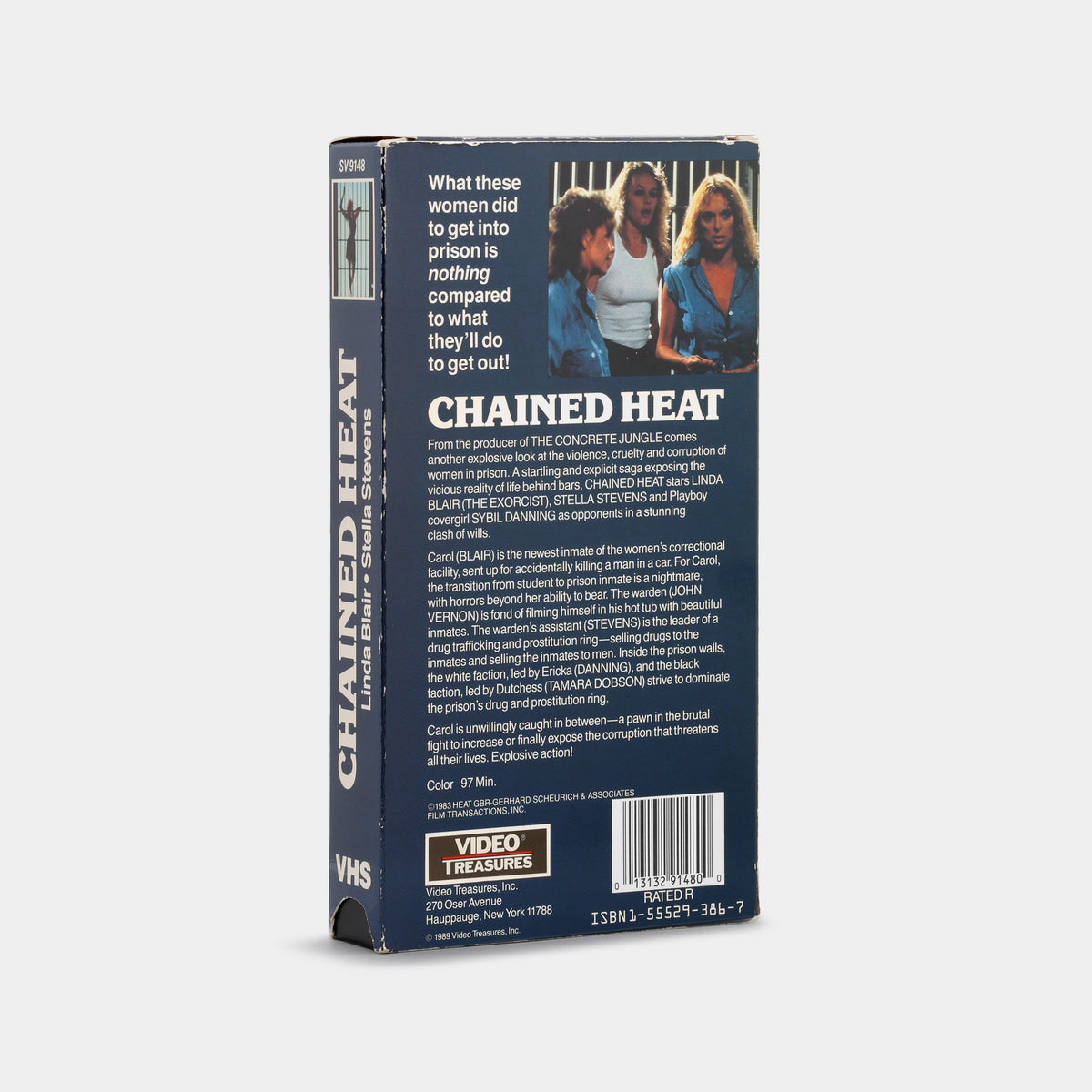 Chained Heat VHS Tape
