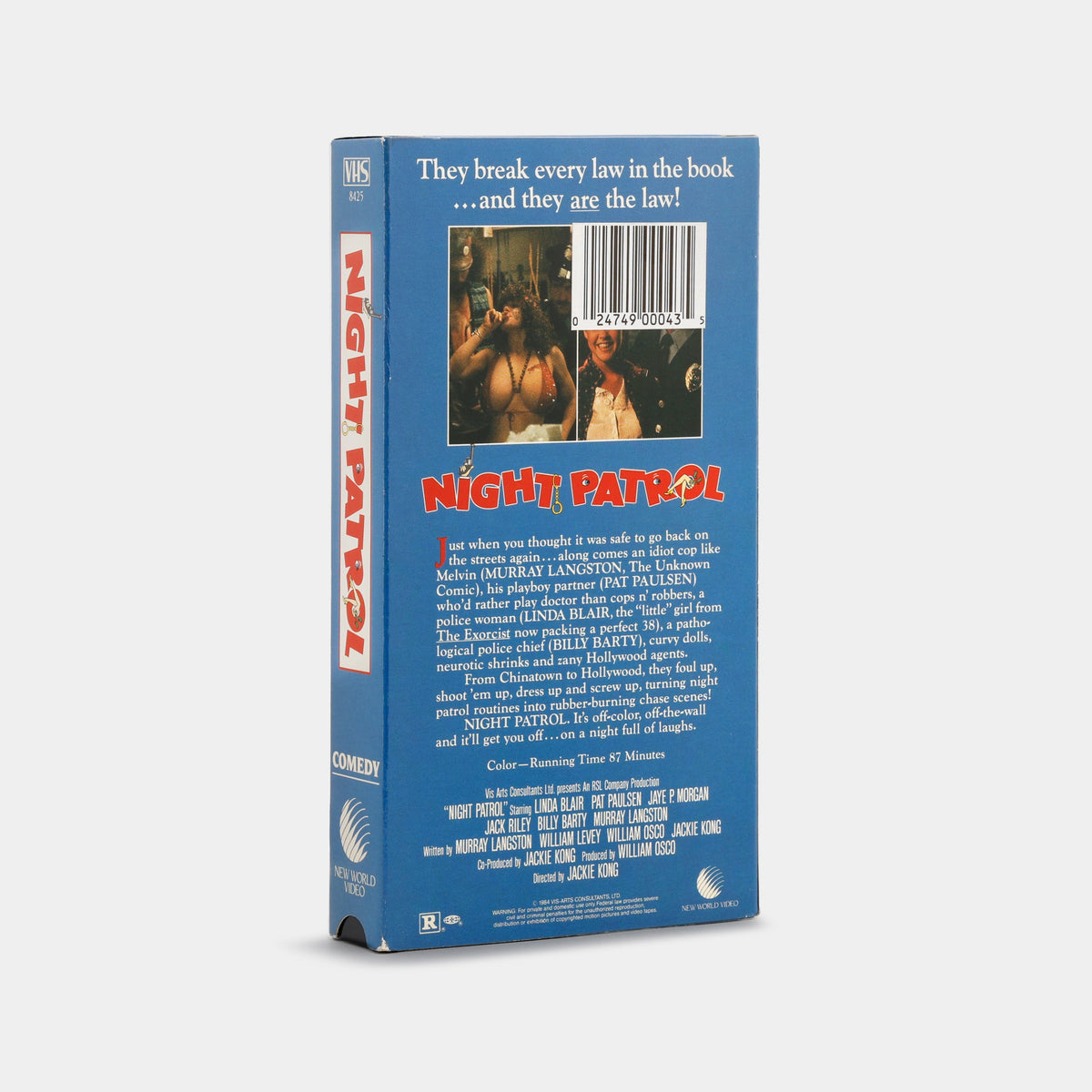 Night Patrol VHS Tape