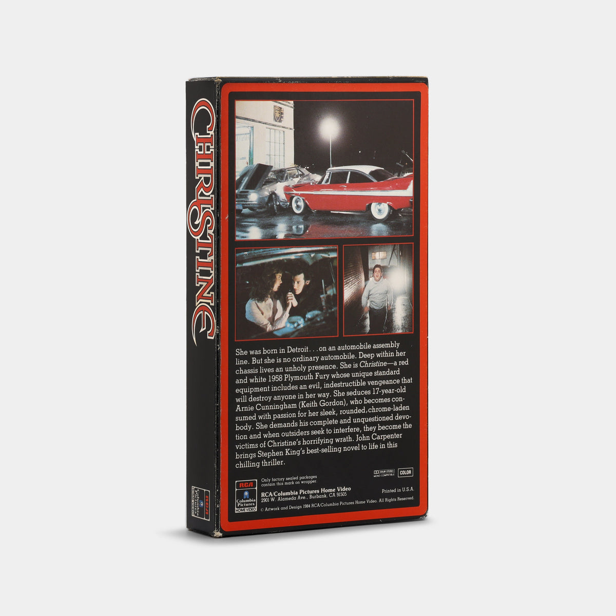John Carpenter's Christine VHS Tape