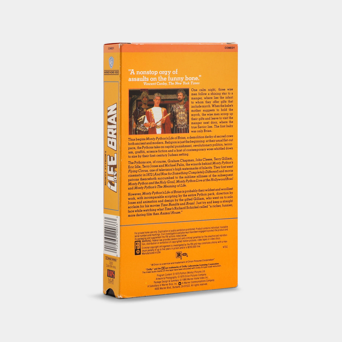 Monty Python's Life of Brian VHS Tape
