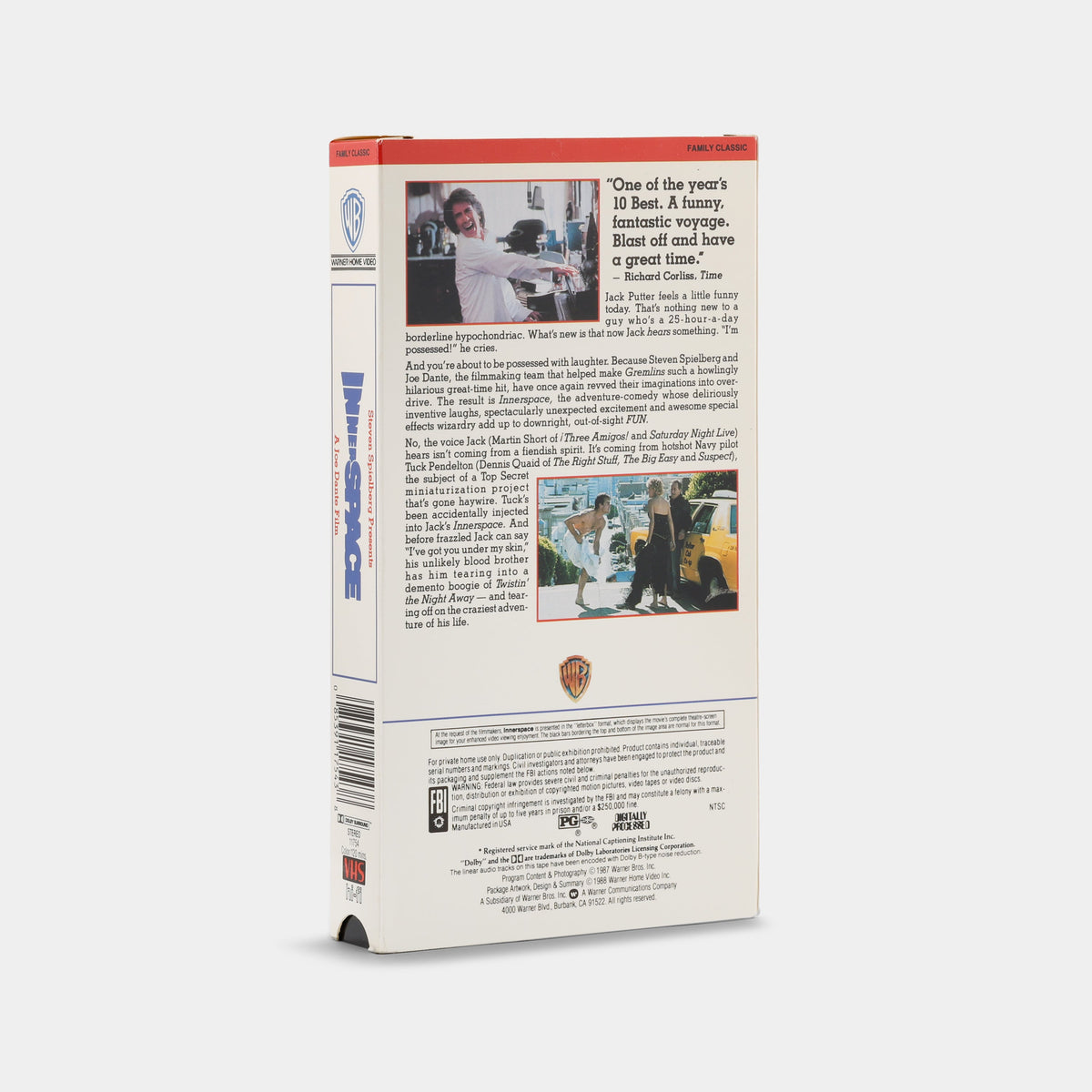 Innerspace VHS Tape