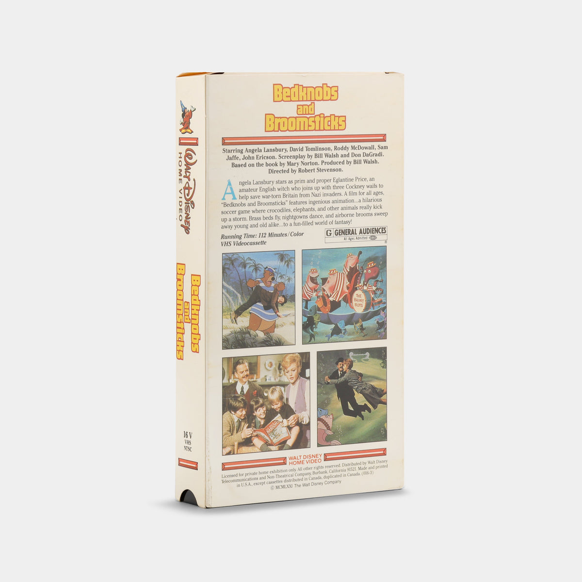 Walt Disney Home Video: Bedknobs and Broomsticks VHS Tape
