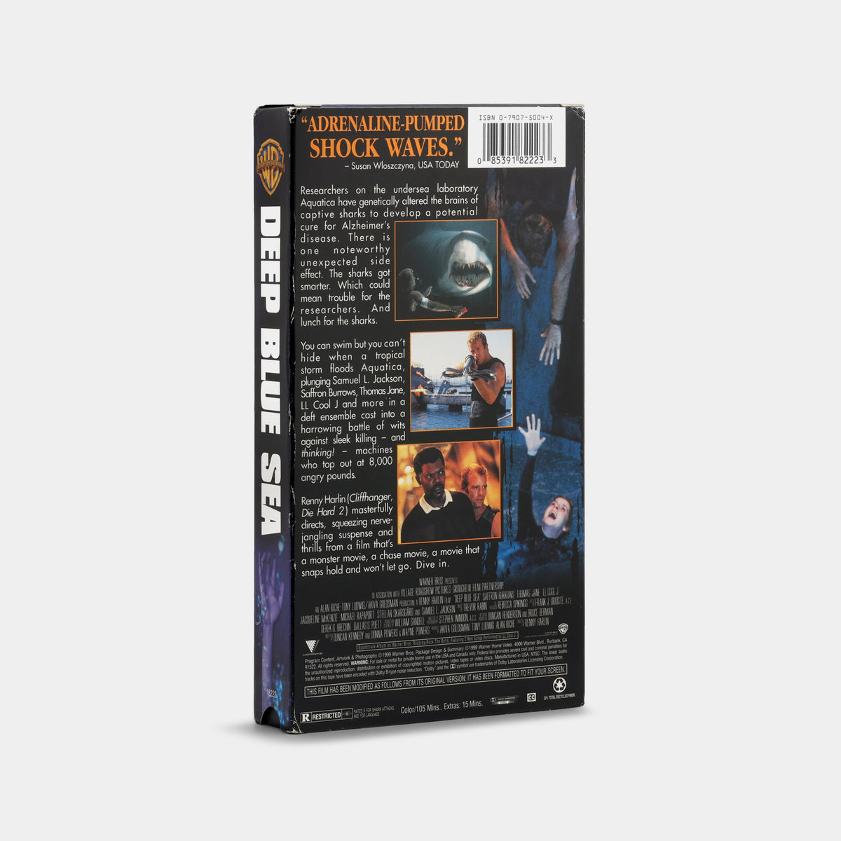 Deep Blue Sea VHS Tape
