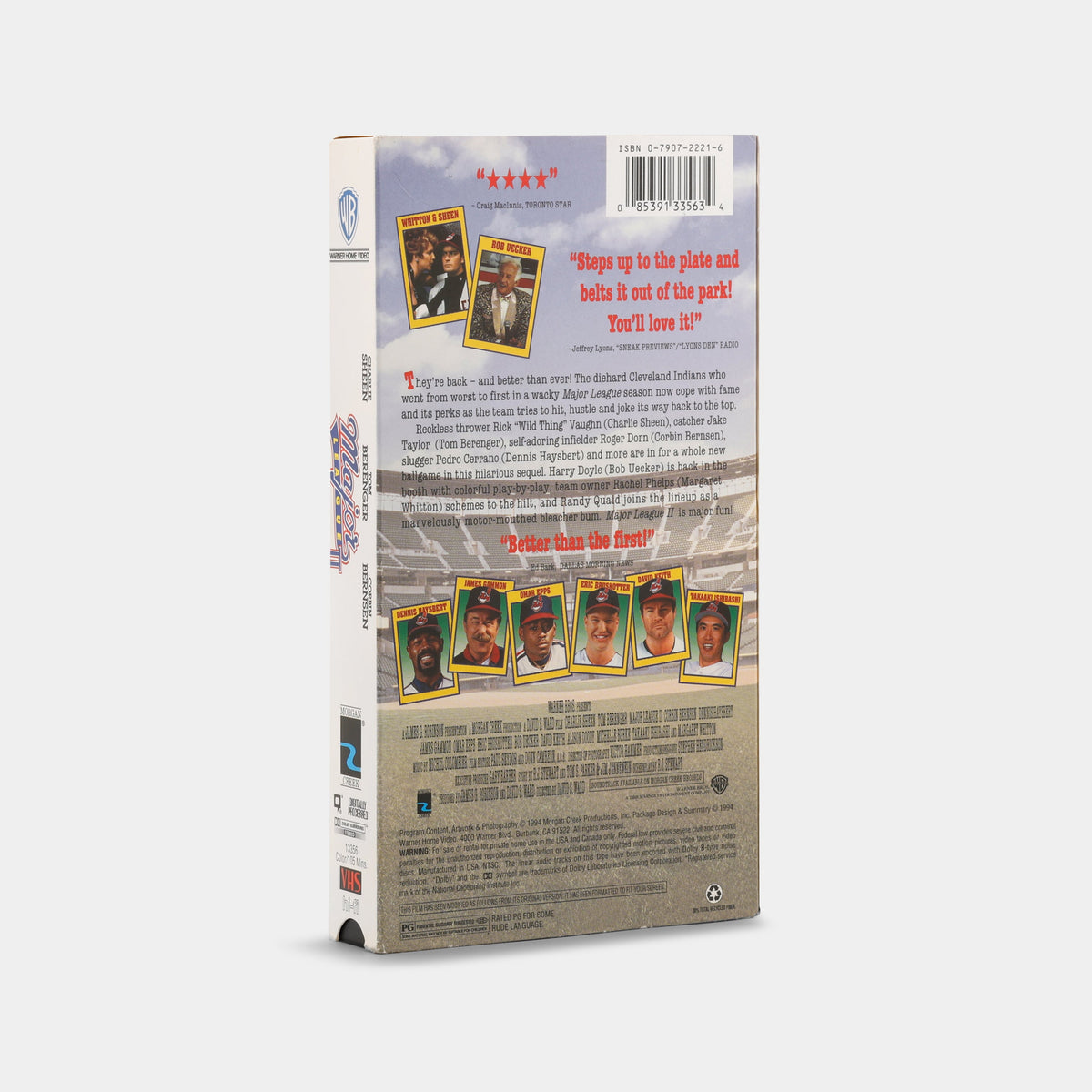 Major League II VHS Tape