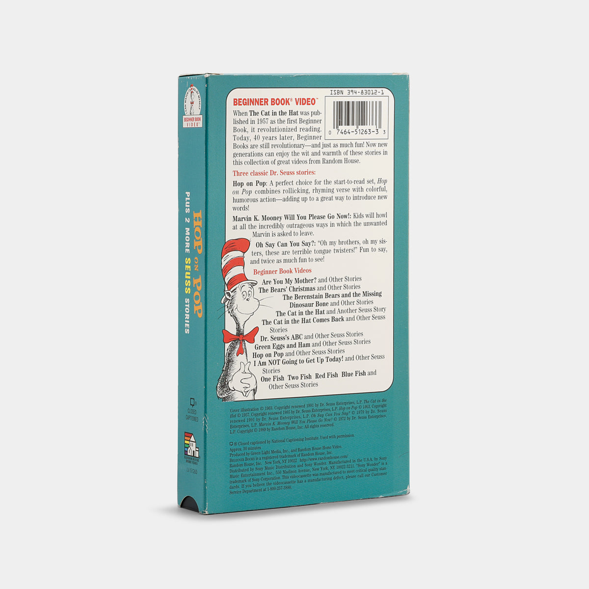 Hop on Pop VHS Tape