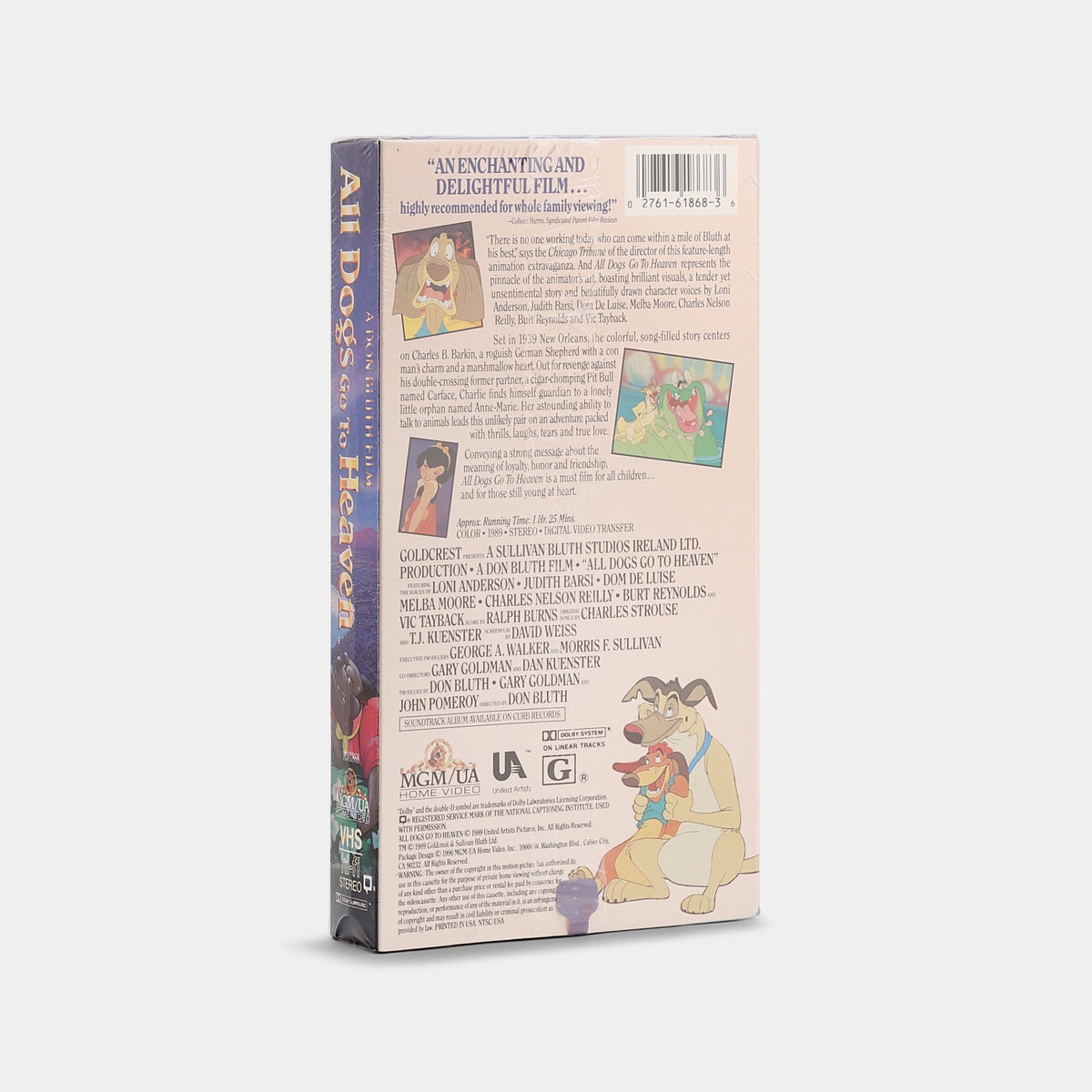 All Dogs Go to Heaven (Sealed) VHS Tape