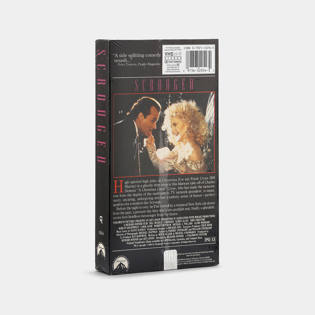 Scrooged (Sealed) VHS Tape