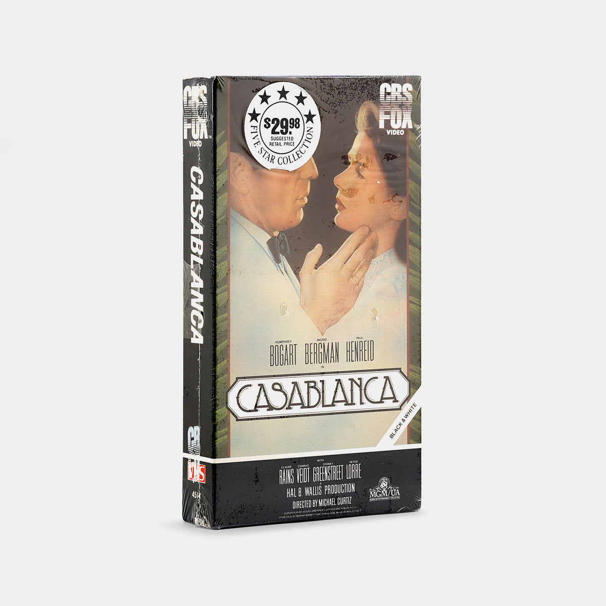 Casablanca (CBS/Fox Video) (Sealed) VHS Tape