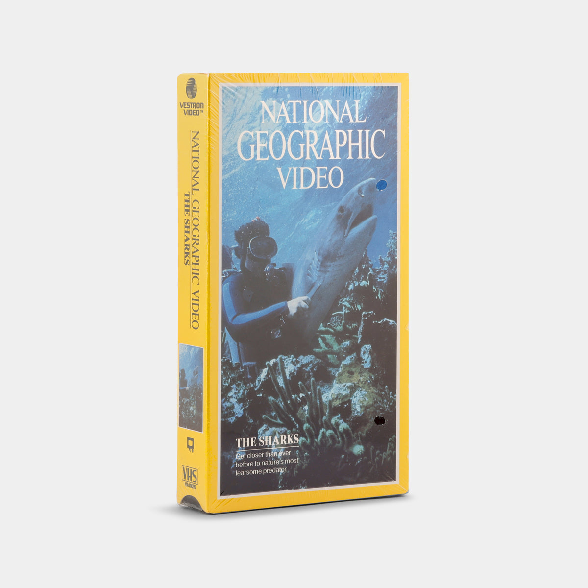 National Geographic Video: Sharks (Sealed) VHS Tape