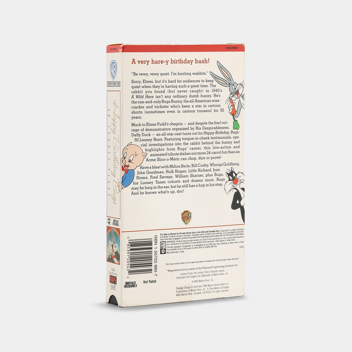 Happy Birthday, Bugs: 50 Looney Years VHS Tape