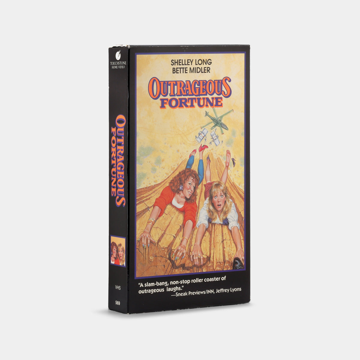 Outrageous Fortune VHS Tape