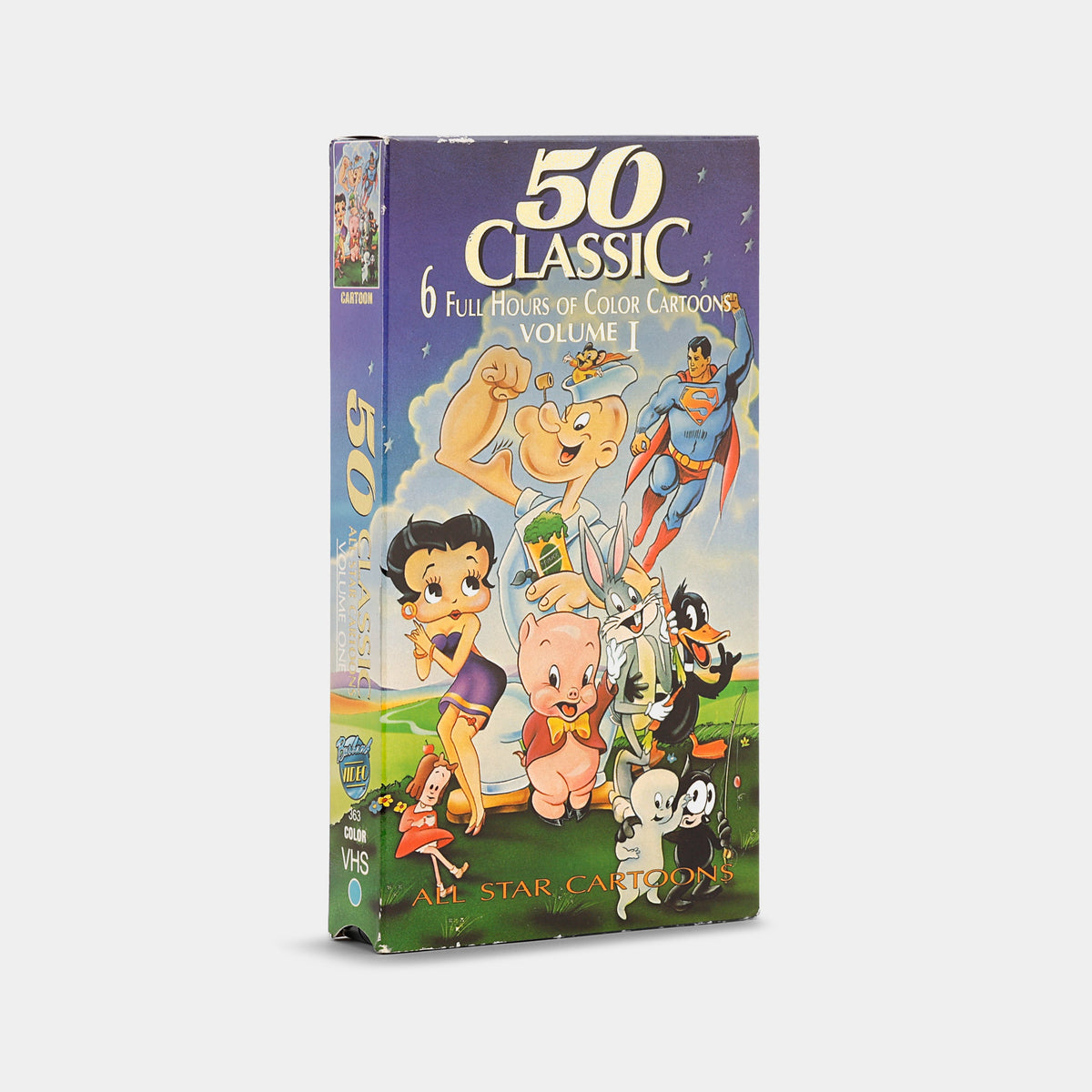 50 Classic All Star Cartoons (Volume 1) VHS Tape