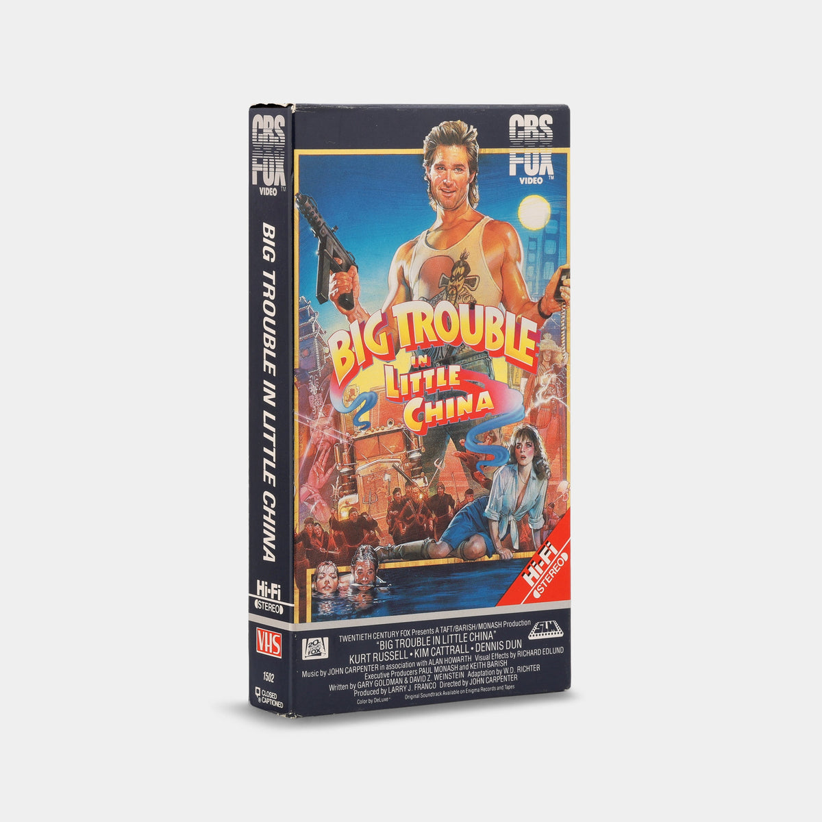 Big Trouble in Little China (CBS/Fox Video) VHS Tape