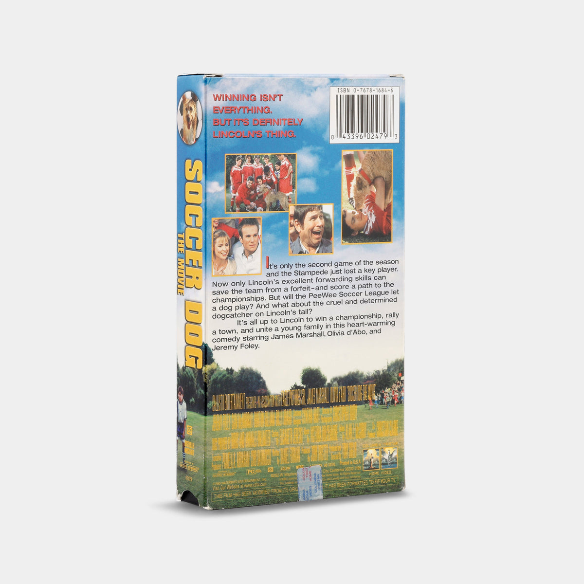 Soccer Dog: The Movie VHS Tape