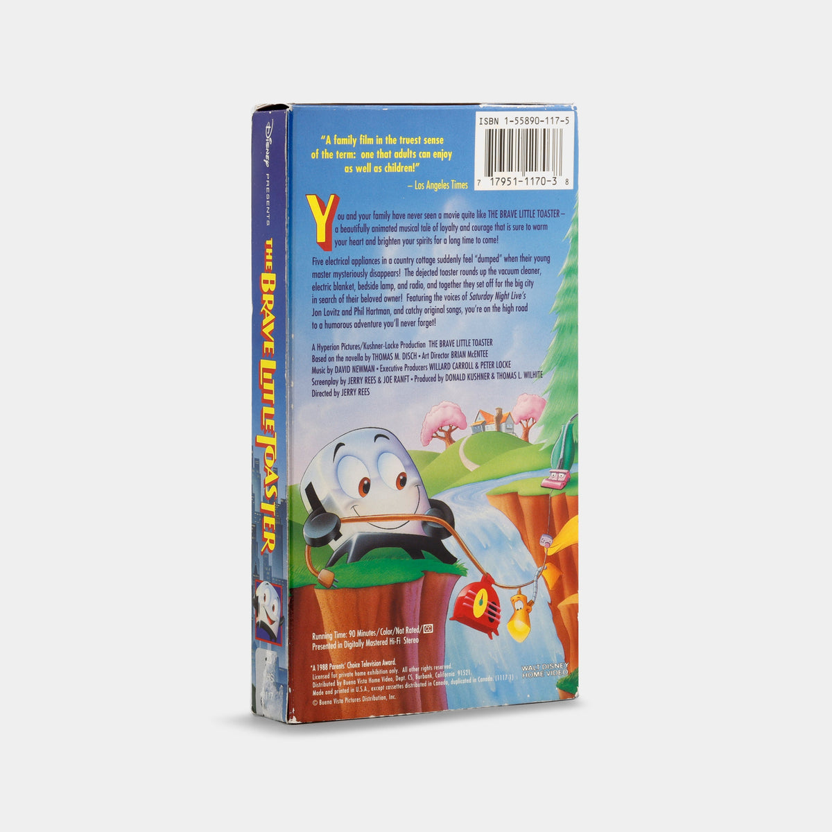 The Brave Little Toaster VHS Tape
