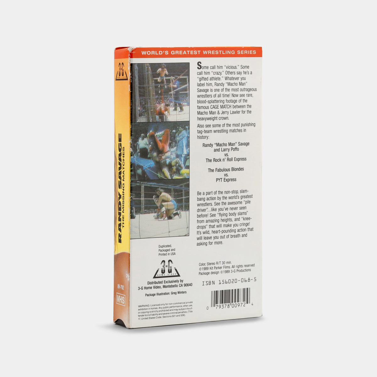 Randy "Macho Man" Savage: The Missing Matches VHS Tape