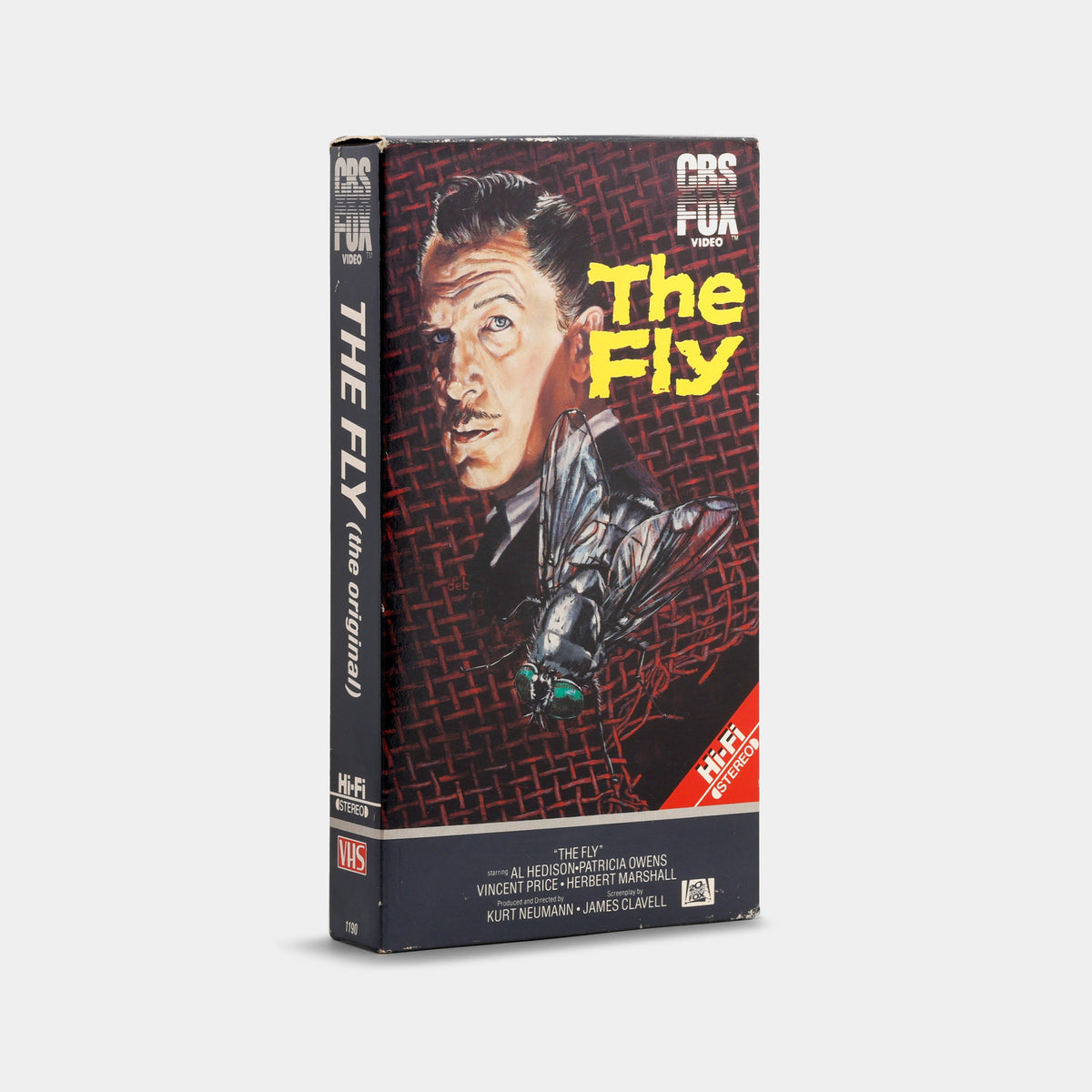 The Fly (CBS/Fox Video) VHS Tape