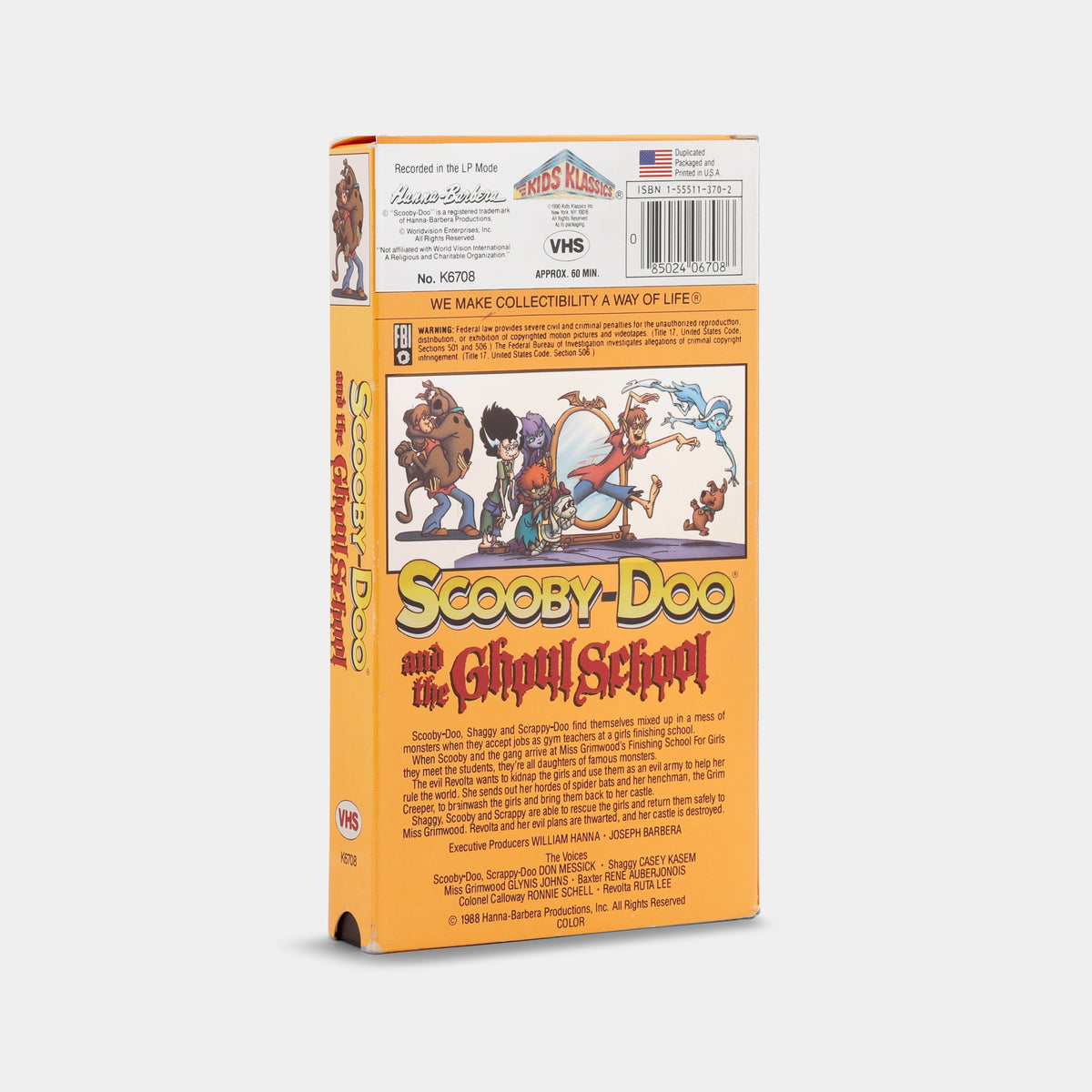 Scooby-Doo and the Ghoul School VHS Tape